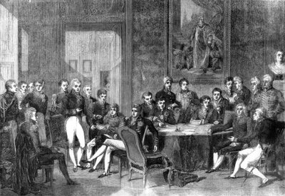 维也纳国会，1856年。 作者 尤金·伊萨贝（Eugene Isabey）