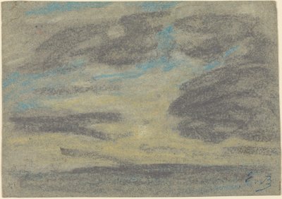 海上的云彩, 18601865. 作者 尤金·路易斯·布丁
