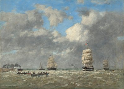 勒阿弗尔，1883年 作者 尤金·路易斯·布丁