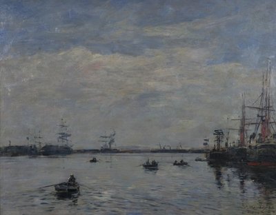 勒阿弗尔，1888年 作者 尤金·路易斯·布丁