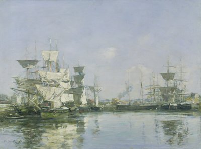 多维尔盆地，1880  -  85年 作者 尤金·路易斯·布丁