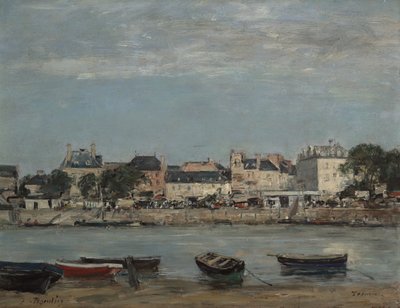 特鲁维尔港，c.1888-95 作者 尤金·路易斯·布丁