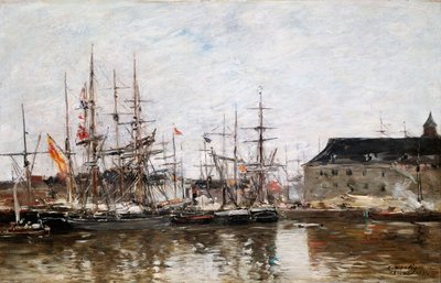1871年，安特卫普码头三大师赛 作者 尤金·路易斯·布丁