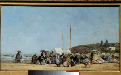 Trouville Beach 作者 尤金·路易斯·布丁