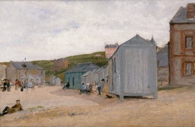 特鲁维尔，约 1895 年（布面油画） 作者 尤金·路易斯·布丁