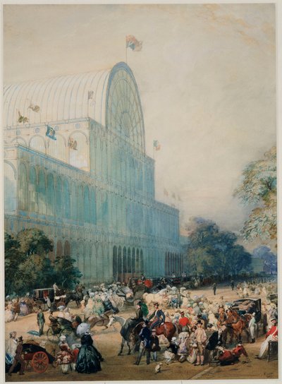 水晶宫就职典礼，1851年 作者 尤金·路易斯·拉米