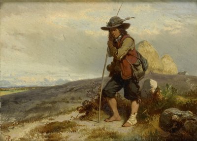 一位年轻的牧民 作者 尤金·莫德斯特（Eugene Modeste）Edmond Lepoittevin