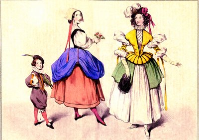 穿奇装异服 作者 尤金·莫德斯特（Eugene Modeste）Edmond Lepoittevin