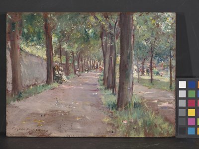 街景（油画） 作者 尤金·保罗·乌尔曼