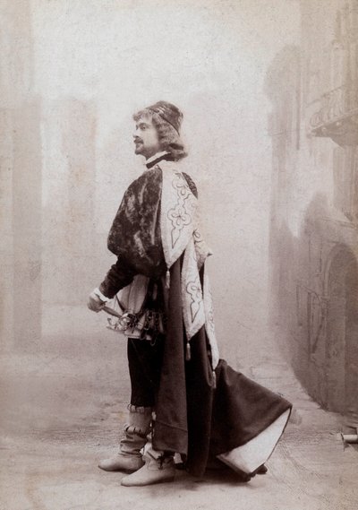 法国喜剧演员 Dauvillier，约 1900 年，Eugene Pirou 摄 作者 尤金·皮鲁（Eugene Pirou）
