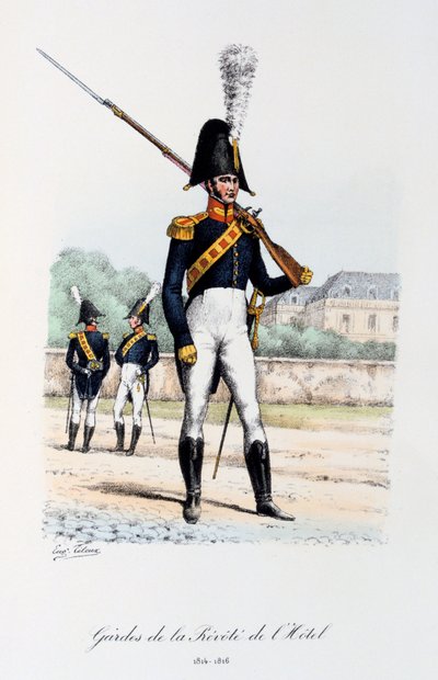 Hotel Prevote Guards，Trumpeter，1814-16 作者 Eugene Titeux