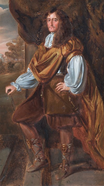 威廉-阿什伯纳姆肖像（纸面油画） 作者 