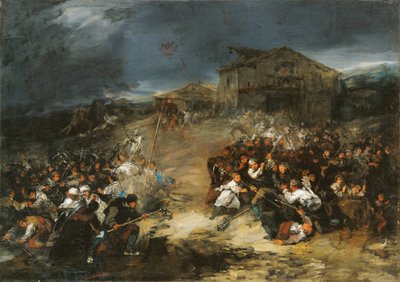 黎明的队伍 - 卢卡斯-委拉斯开兹，欧亨尼奥（1817-1870 年） - 约 1860 年 - 布面油画 - 67,5x94,8 - 马拉加卡门-蒂森博物馆 作者 Eugenio Lucas Velázquez