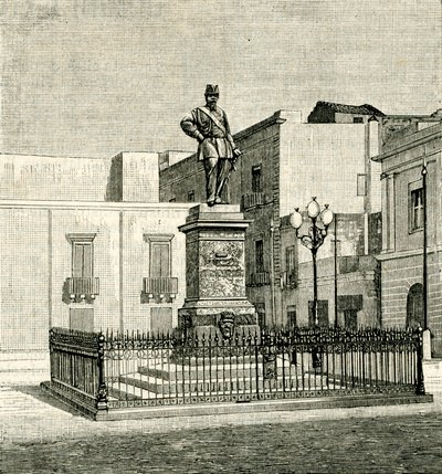 维托里奥-埃马努埃莱二世（1820-1878 年）纪念碑，尤金尼奥-马卡尼亚尼（1852-1930 年）作品，意大利阿普利亚莱切 作者 尤金尼奥·马卡尼亚尼