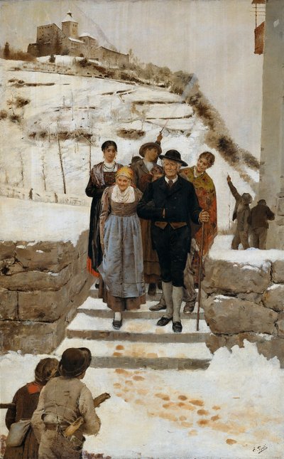 南蒂罗尔的金色婚礼 作者 欧金尼奥·普拉蒂（Eugenio Prati）