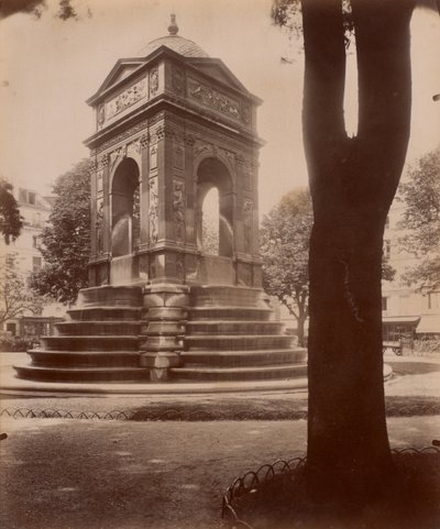 Fontaine des Innocents，来自《老巴黎的艺术》系列。 作者 欧仁·阿格特