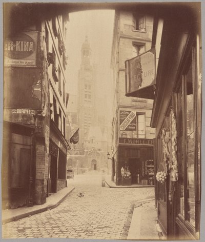 Saint-Étienne-du-Mont, rue de la Montagne Sainte-Geneviève 作者 欧仁·阿格特