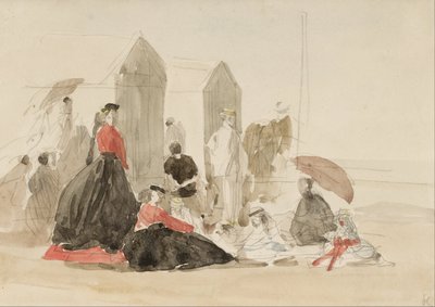 crinolines和小屋 作者 尤金·路易斯·布丁