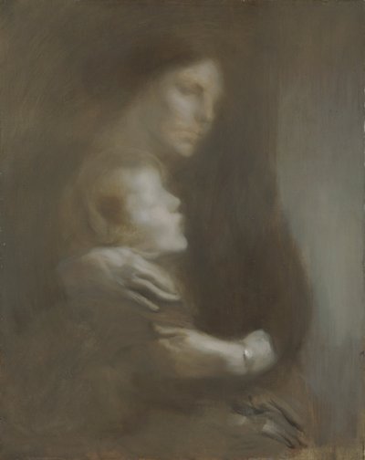 产妇的苦难》，1896-97年 作者 欧仁·卡里尔（EugèneCarrière）