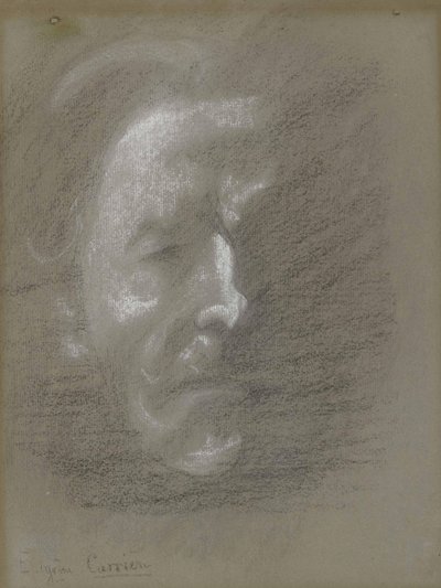 自画像。 作者 欧仁·卡里尔（EugèneCarrière）