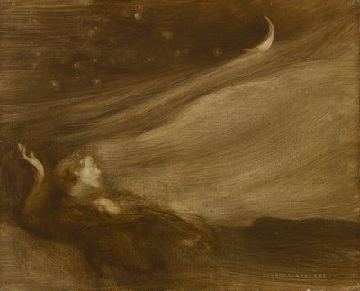 《沉思者》，1901年 作者 欧仁·卡里尔（EugèneCarrière）