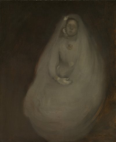 第一次圣餐，约。 1896年。 作者 欧仁·卡里尔（EugèneCarrière）