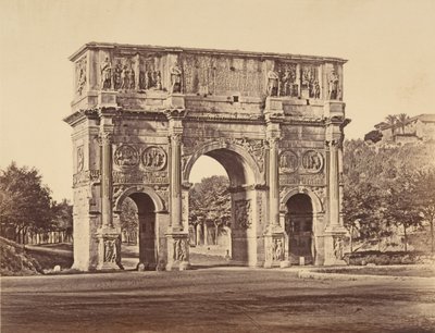 君士坦丁拱门，1848-52年。 作者 尤金·康斯坦