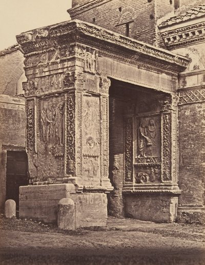 阿根廷人的拱门，倚靠着圣乔治-维拉布罗教堂，1848-52年。 作者 尤金·康斯坦