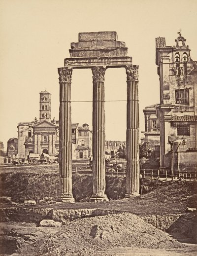 论坛的废墟，1848-52年。 作者 尤金·康斯坦