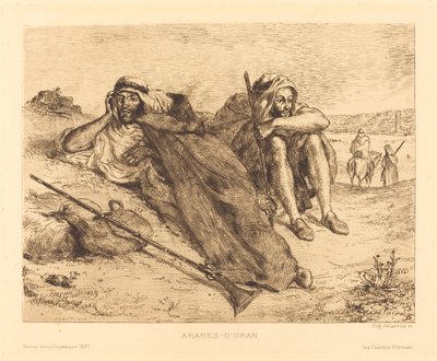 奥兰的阿拉伯人 作者 Eugène Delacroix