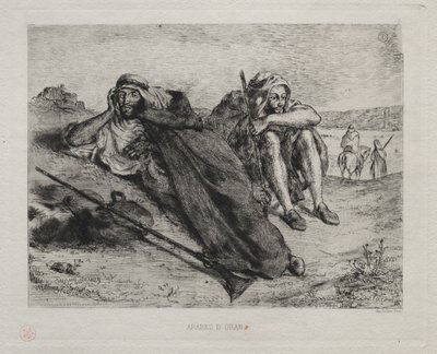 奥兰的阿拉伯人 作者 Eugène Delacroix