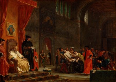 既福斯卡里 作者 Ferdinand Victor Eugene Delacroix