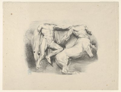 Theseus Conqueror of the Centaur Eurytus, 1825., 1825. 作者 尤金·德拉克洛瓦
