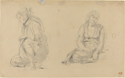 阿尔及尔的妇女，1833年。 作者 尤金·德拉克洛瓦