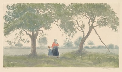 Les Pommiers, 1902. 作者 尤金·德拉特
