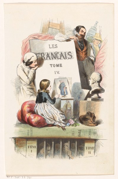 观察艺术
扉页法国人的画作，1841 年 作者 尤金·纪尧姆