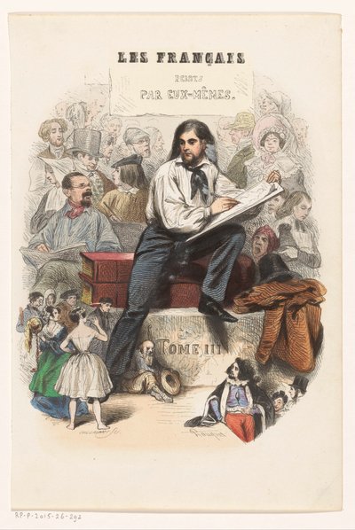 艺术家
标题: 法国人自己画的画，1841 年 作者 尤金·纪尧姆