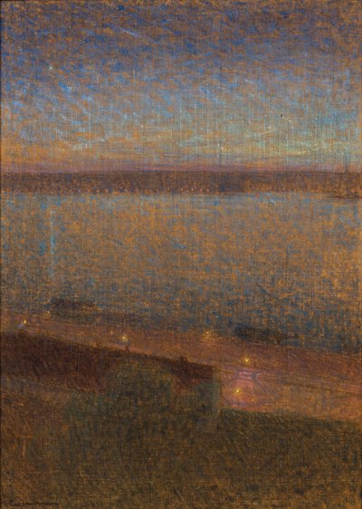 5月的一个夜晚，1895年。 作者 尤金·杨松
