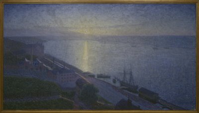 日落，1895年 作者 Eugène Jansson