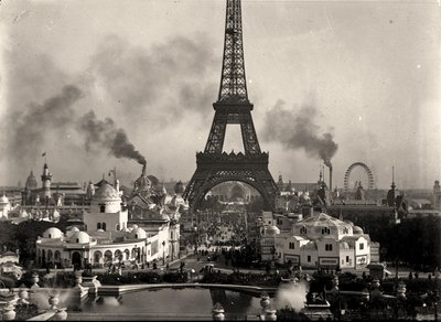 巴黎世界博览会的视图。 1900 作者 欧仁·特鲁塔（EugèneTrutat）