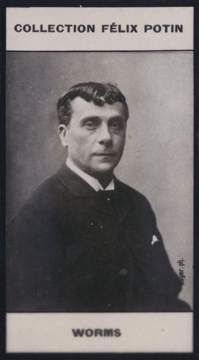 古斯塔夫·沃尔姆斯 (Gustave Worms) (1836)（黑白照片） 作者 欧洲摄影师