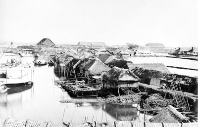 土着房屋，西贡，1870年代 作者 欧洲摄影师