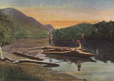 Pirogue De La Riviere De Monio 作者 欧洲摄影师