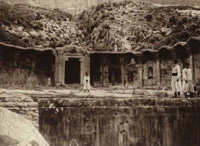 Ruins of a Roman bath in Algeria (b/w photo) 作者 欧洲摄影师
