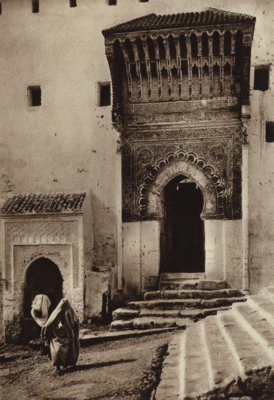 Sale, Rabat, Medersa Gate (b/w photo) 作者 欧洲摄影师