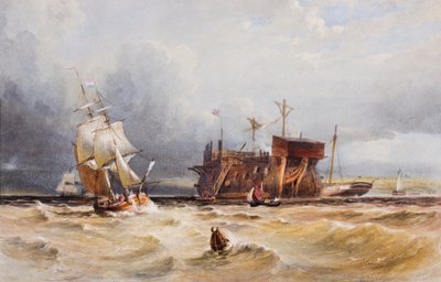 绿巨人，1850年（纸上的水粉和水粉） 作者 European School