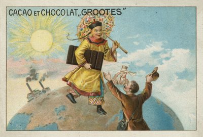 Grootes可可和巧克力的广告 作者 欧洲学校