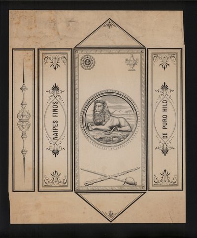 纸牌艺术品（石版画） 作者 欧洲学校