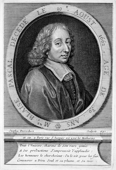 Blaise Pascal, French mathematician and physicist (engraving) 作者 欧洲学校