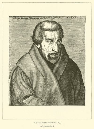Blessed Peter Canisius, SJ (engraving) 作者 欧洲学校